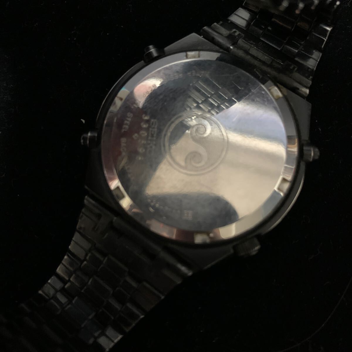 SEIKO セイコー 腕時計 クォーツ 7A28-7110 SPEEDMASTER 初代 スピードマスター 不動品 クロノグラフ _画像7