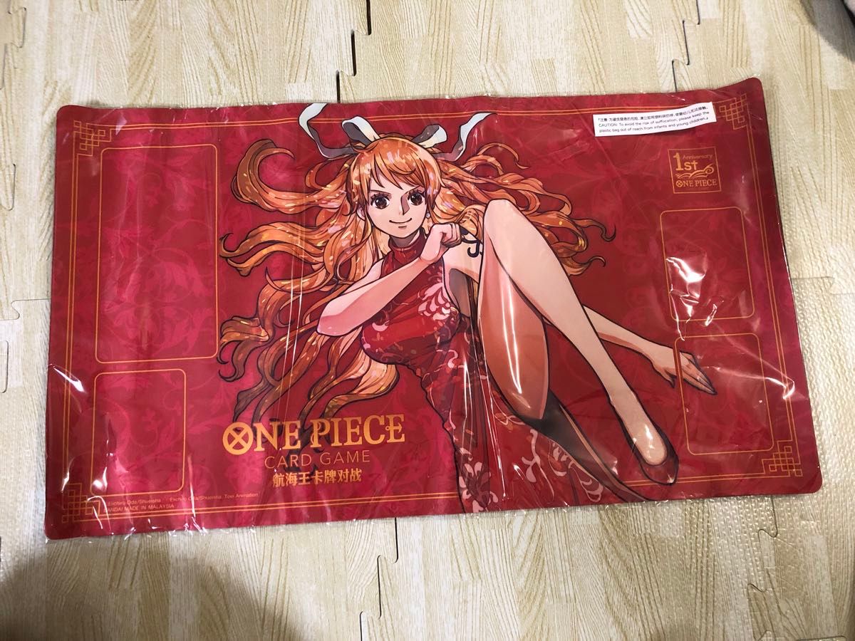 ワンピースカード 1st ANNIVERSARY 中国 ナミ プレイマット ワンピースカード 1st ANNIVERSARY 中国 ナミ プレイマット