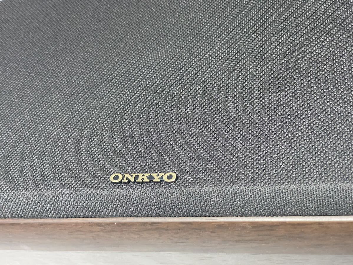 RE505d ジャンク 音出し確認済み ONKYO D-305C オンキョー センタースピーカー 平成昭和レトロ 音響 オーディオ機器 _画像6