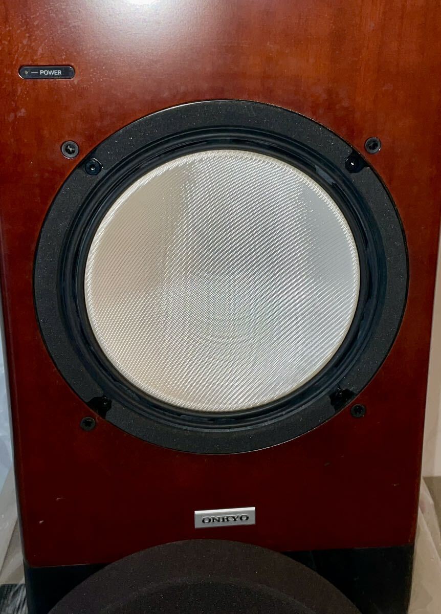 RE501b ジャンク(中古現状) 音出し確認 ONKYO オンキョー SL-A250 サブウーファー 1円〜スタート