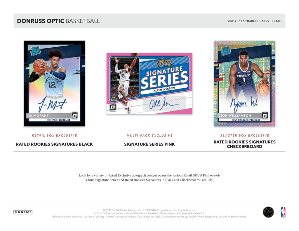 NBA 2020-21 DONRUSS OPTIC BASKETBALL Retail シュリンク付き未開封ボックス_画像2