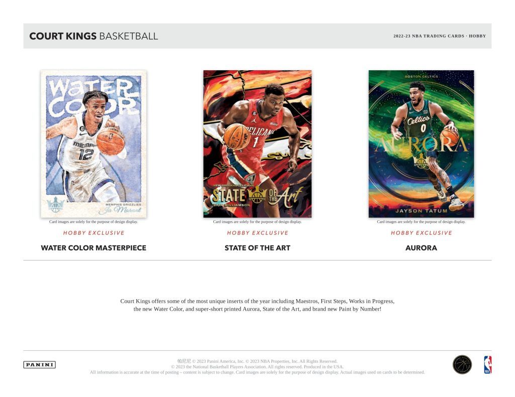 NBA 2022-23 PANINI COURT KINGS BASKETBALL HOBBY シュリンク付き未開封ボックス_画像5