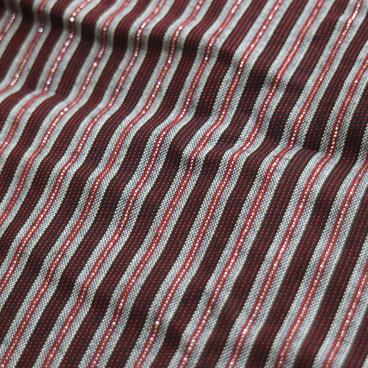 シャツ 長袖 メンズ ロカビリーファッション Lame Stripe Italian Shirts サイズXL ブランド SAVOY CLOTHING_画像9