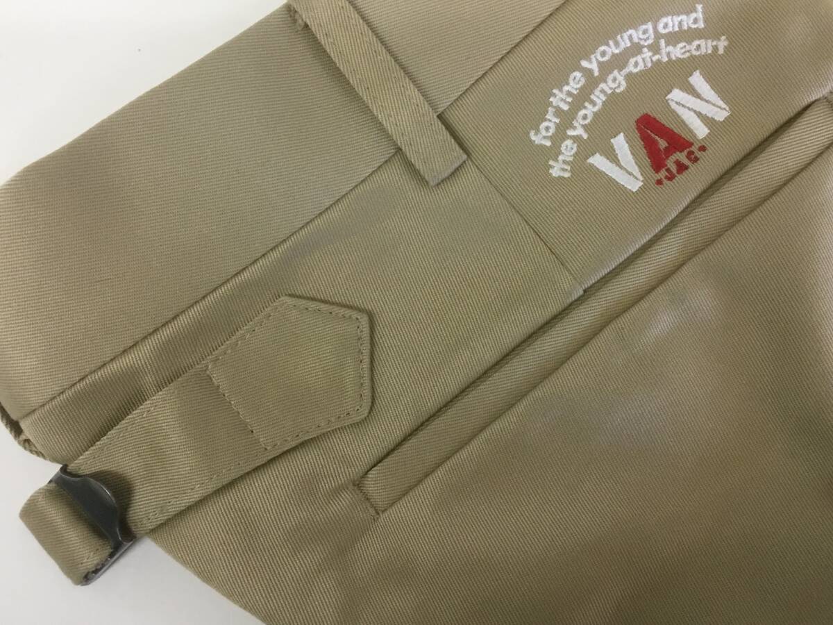 アイビースタイル！VAN JAC ヴァンヂャケット 定番チノパン レジェンドモデル！アーチロゴ&バックアジャスター付き VAN JACKET INC._画像9