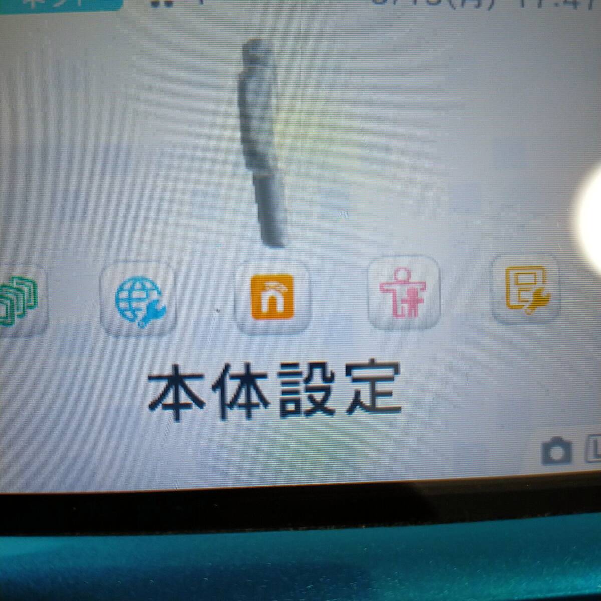 3ds 本体 アクアブルー 青 NINTENDO 3DS 中古 任天堂 送料無料 動作確認◎ 05131