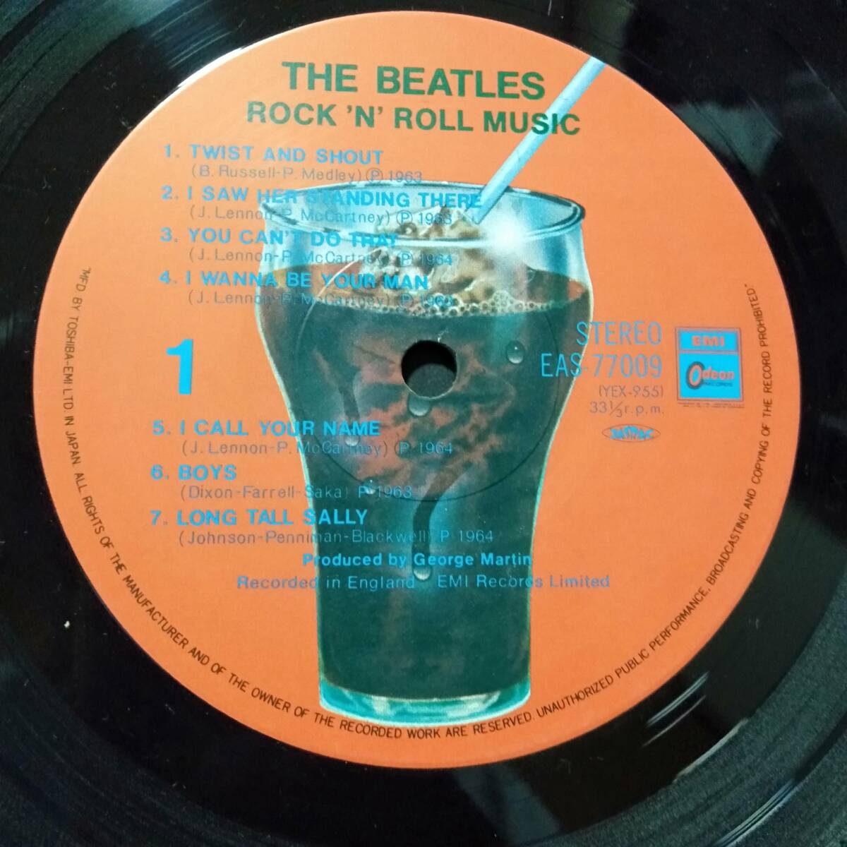 レコード THE BEATLES ROCK'N ROLL MUSIC ビートルズ 洋楽 EAS-77009~10_画像5