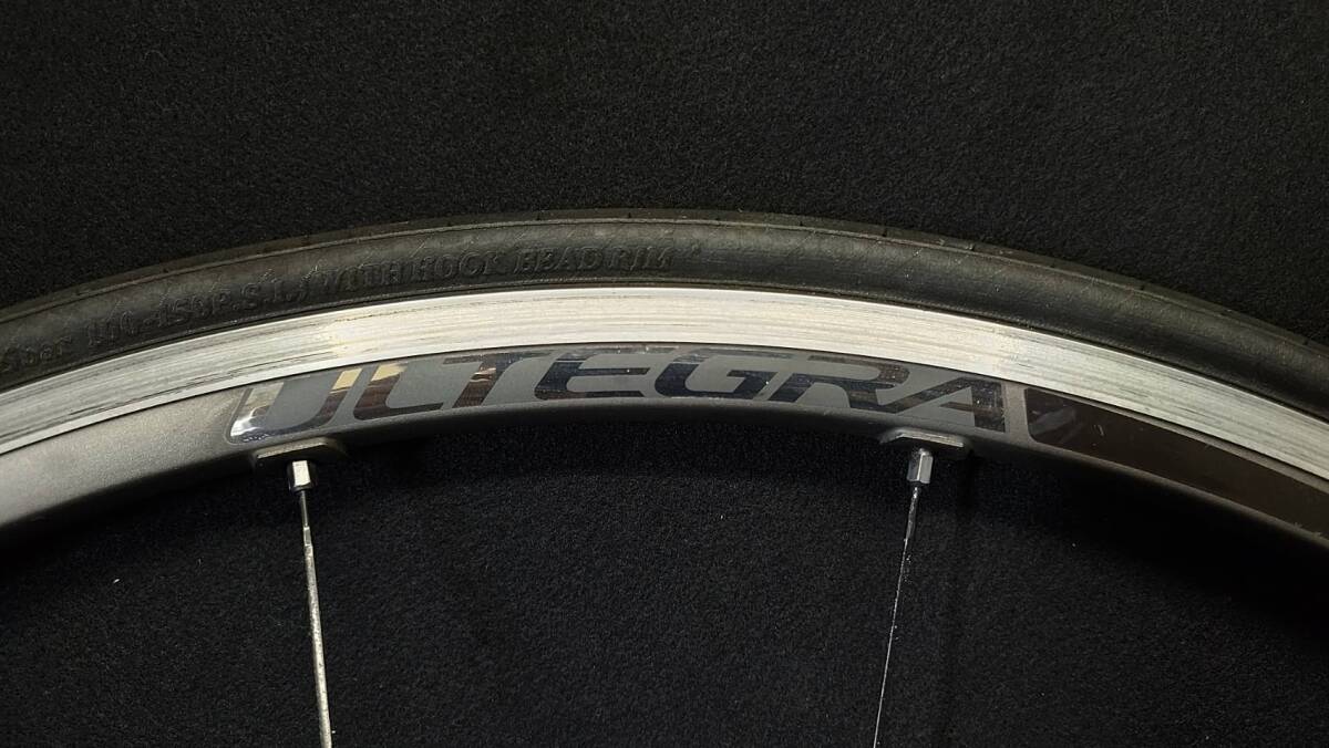 森海M164 ロードバイク タイヤ 自転車 ホイール パーツ SHIMANO ULTEGRA Panaracer RACE A Evo2 700×23C(23-622) 27インチ 現状品 _画像7