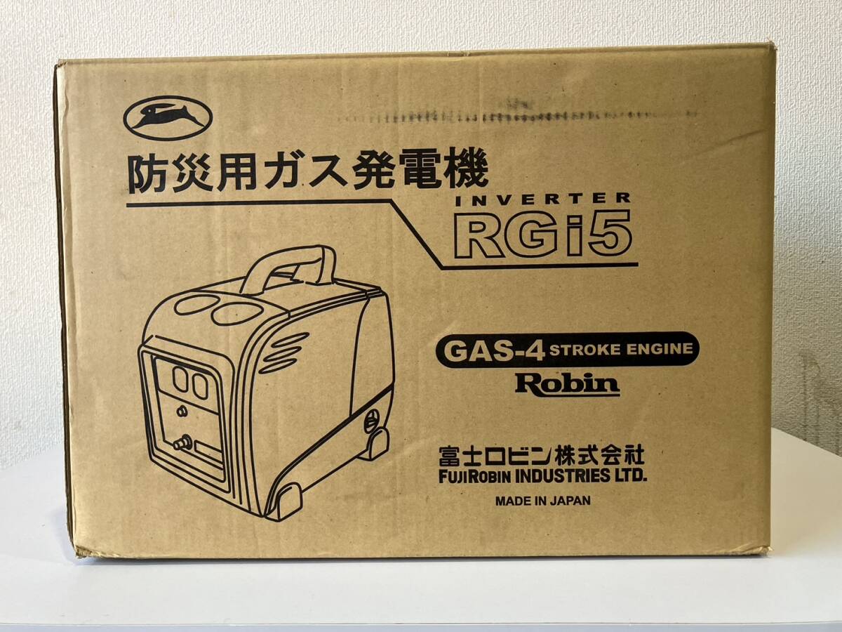 吉玄M69 未使用品 富士ロビン ガス発電機 RGi5 Rabbit GAS-4 STROKE ENGINE _画像2