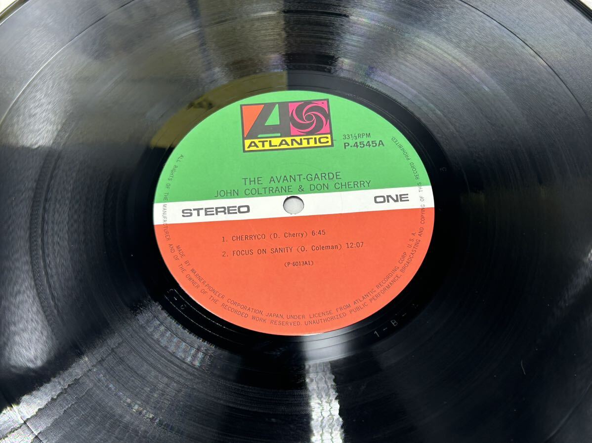 ２５４９ レコード ＬＰ ジョン・コルトレーン & ドン・チェリー/アヴァンギャルド/ATLANTIC P4545Aの画像4