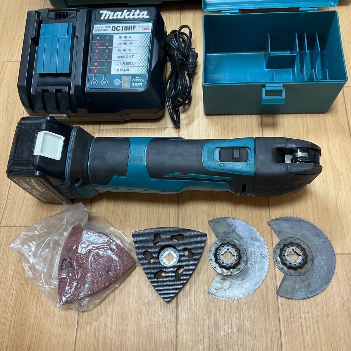 マキタ makita 充電式マルチツール TM51DRG 18V/6.0Ah 中古動作確認！【送料無料♪】の画像6