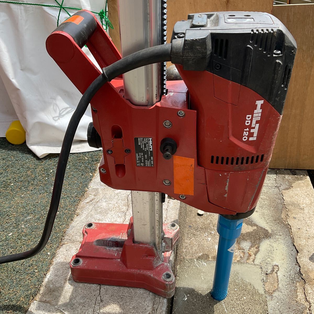 HILTI ヒルテイ　ダイアモンドコアツール　DD120 100V コアドリル　M27ネジ　中古動作確認！【送料無料♪】_画像3