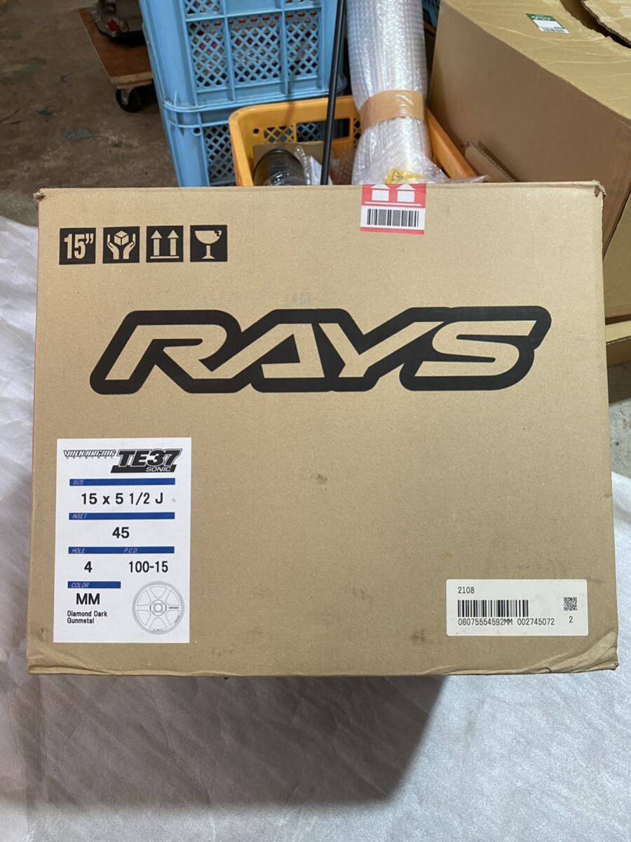 RAYS Rays VOLK RACING 5.5J 15 -inch +45 PCD100 beautiful goods TE37 Sonic 