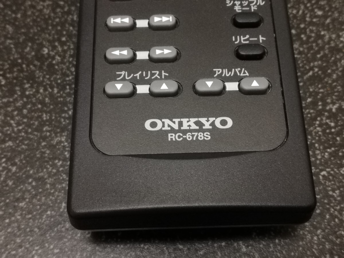 # prompt decision #ONKYO audio remote control [RC-678S]#