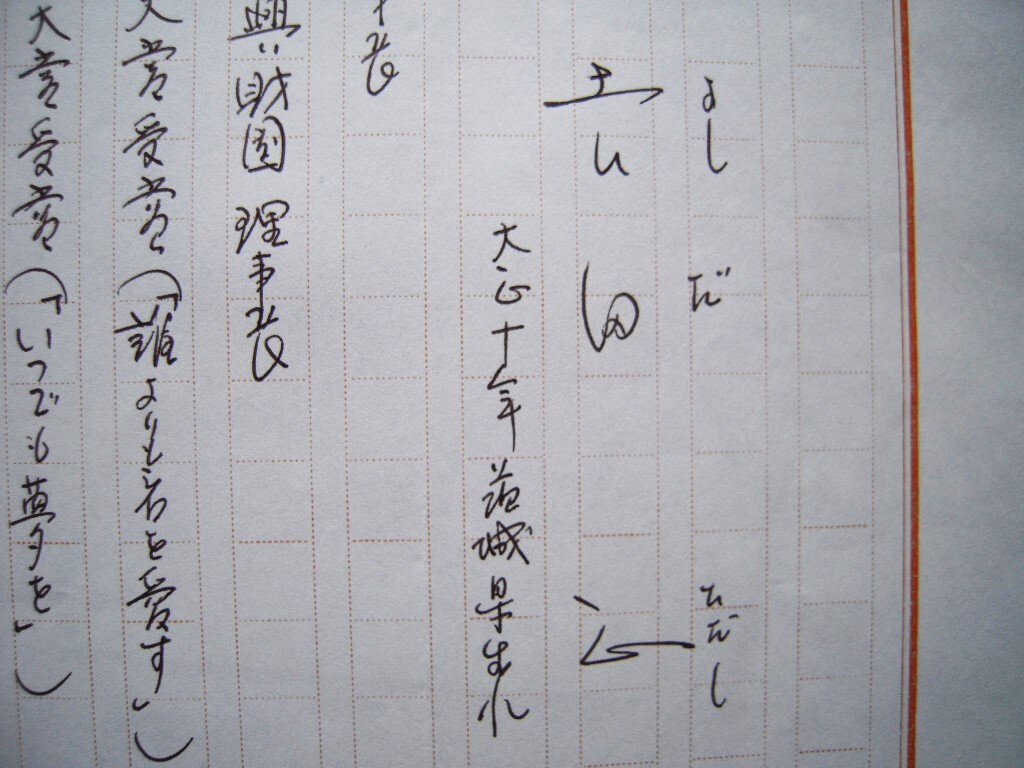[ genuine work ] composition house Yoshida regular manuscript [ my rotation machine ]5 sheets .1985 about? three. rotation machine 
