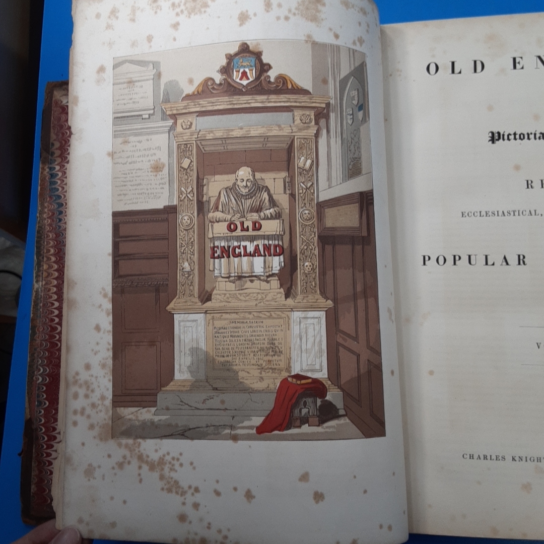 「古い英国: 歴史博物館 全2巻 1845 興味深い木版図版約2500点！Old England: A historical museum～ Volume Ⅰ,Ⅱ」_画像9