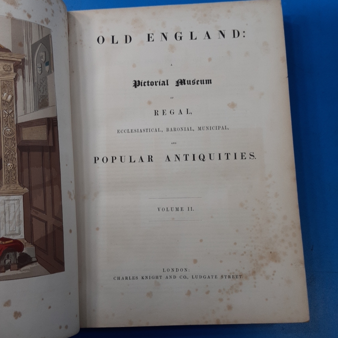 「古い英国: 歴史博物館 全2巻 1845 興味深い木版図版約2500点！Old England: A historical museum～ Volume Ⅰ,Ⅱ」_画像8