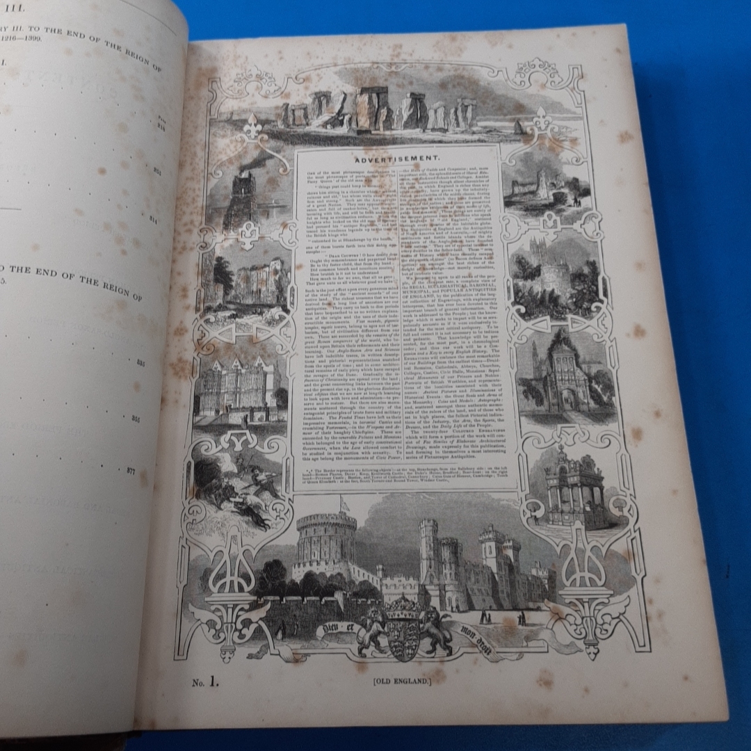 「古い英国: 歴史博物館 全2巻 1845 興味深い木版図版約2500点！Old England: A historical museum～ Volume Ⅰ,Ⅱ」_画像5