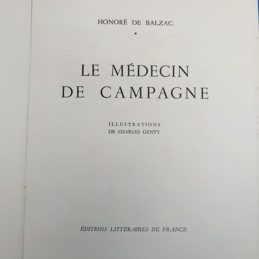 シャルル・ジェントリ銅版画30点！限300 1950頃『バルザック 田舎医者 Le Medecin de Campagne』Honore de Balzac Illustrations de Charle_画像3