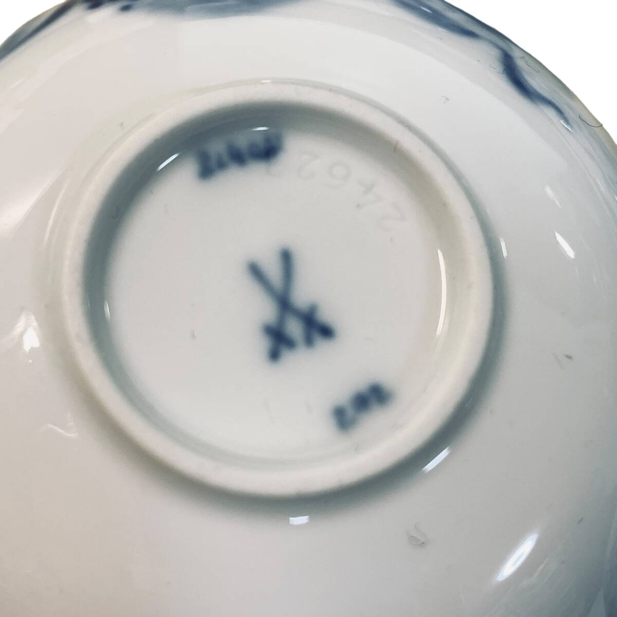 ◆中古品◆ Meissen マイセン ブルーオーキッド ジャパニーズティーカップ 煎茶器 湯呑 4客セット 食器 kyP8507NH_画像6
