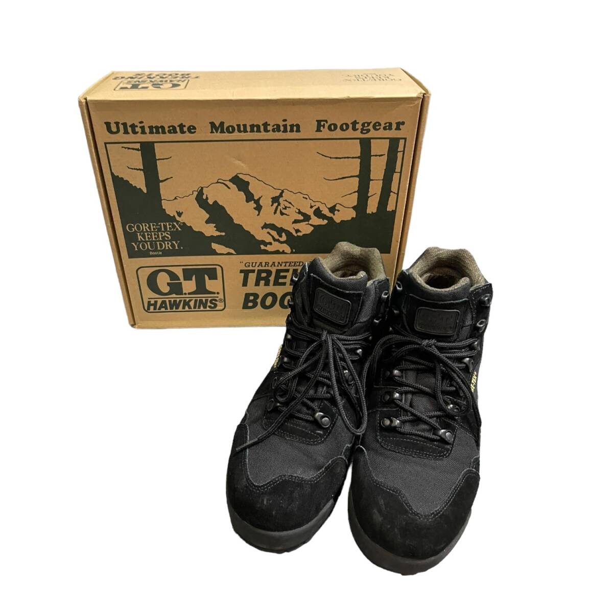 [ secondhand goods ]G.T HAWKINS GT Hawkins GT9651 trekking boots USA 10/ UK 9 / EUR 43 men's shoes box equipped smL1072RO