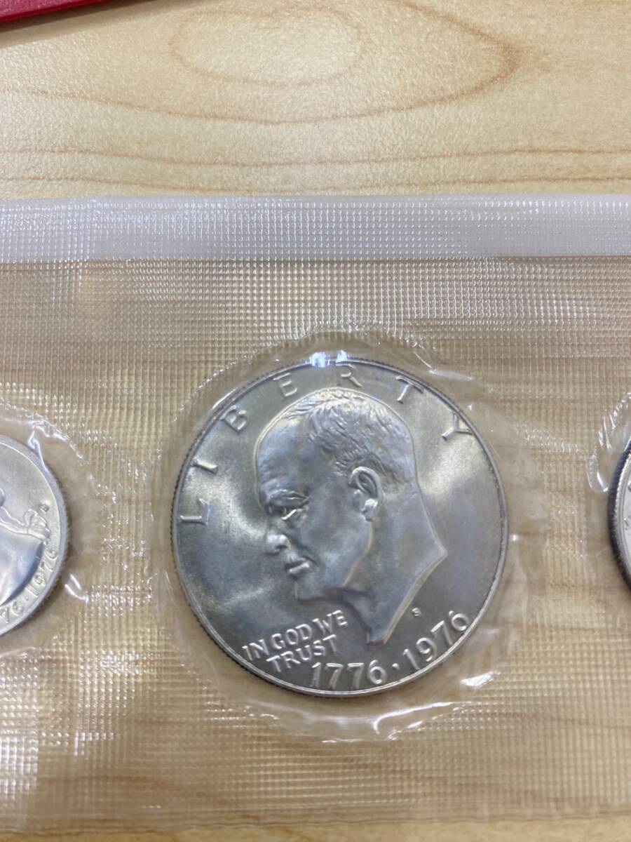 アメリカ合衆国建国200年記念コイン 3枚セット アイゼンハワー 1ドル ケネディ 50セント ワシントン 25セント リバティコイン 銀貨 SKJ162_画像5