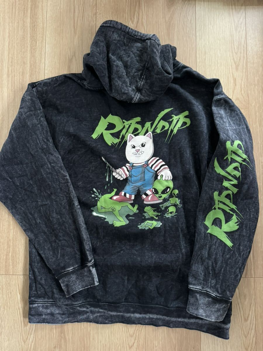 ripndip スウェット パーカー L hoodie_画像1