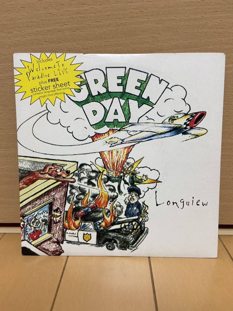 ☆激レア幻入手困難7inch美品オリジナル 完品ステッカーシート付 『GREEN DAY』NOFX EPITAPH RANCID SUPREME APE HI STANDARD ロンナイ☆の画像1