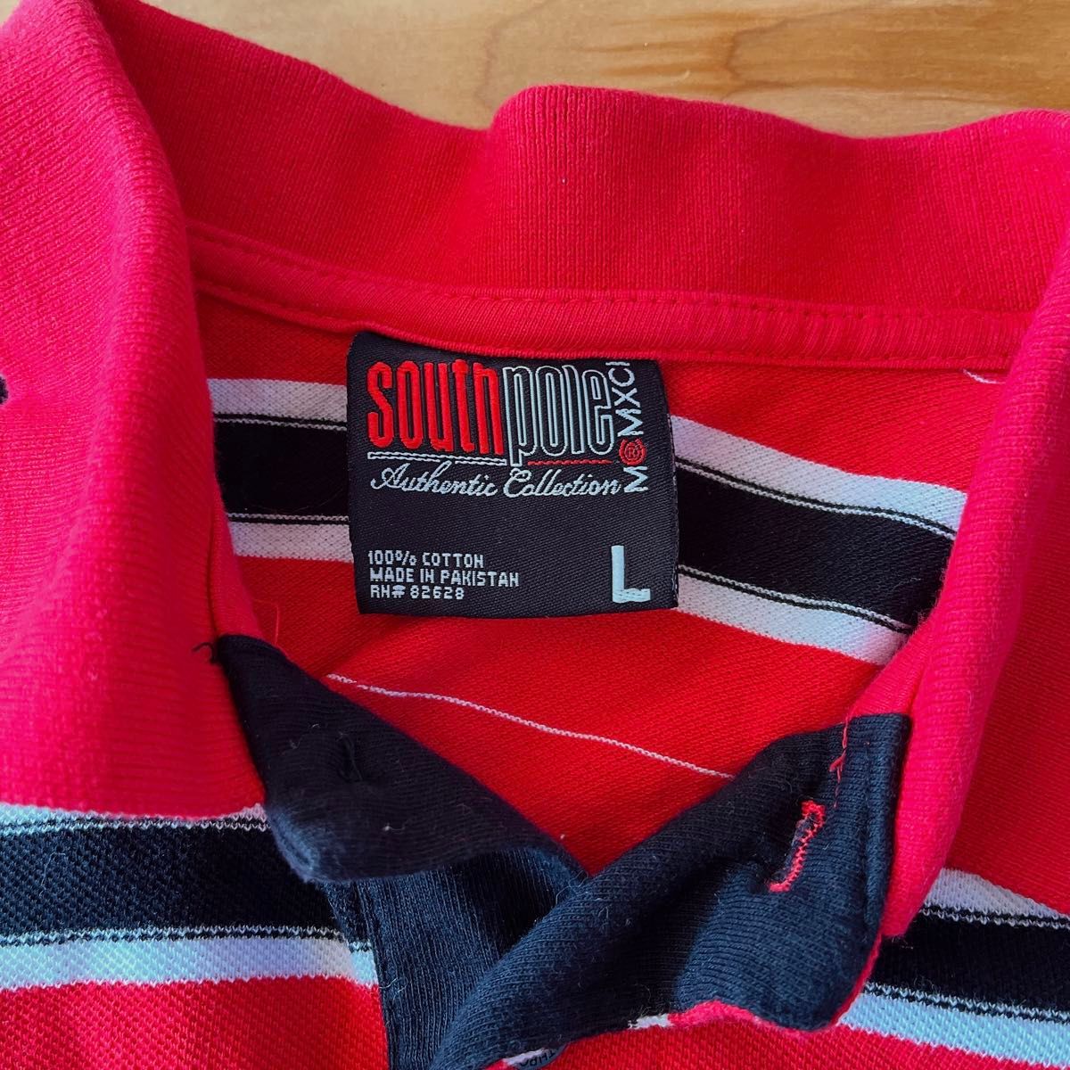 south pole サウスポール　半袖ポロシャツ　Lサイズ