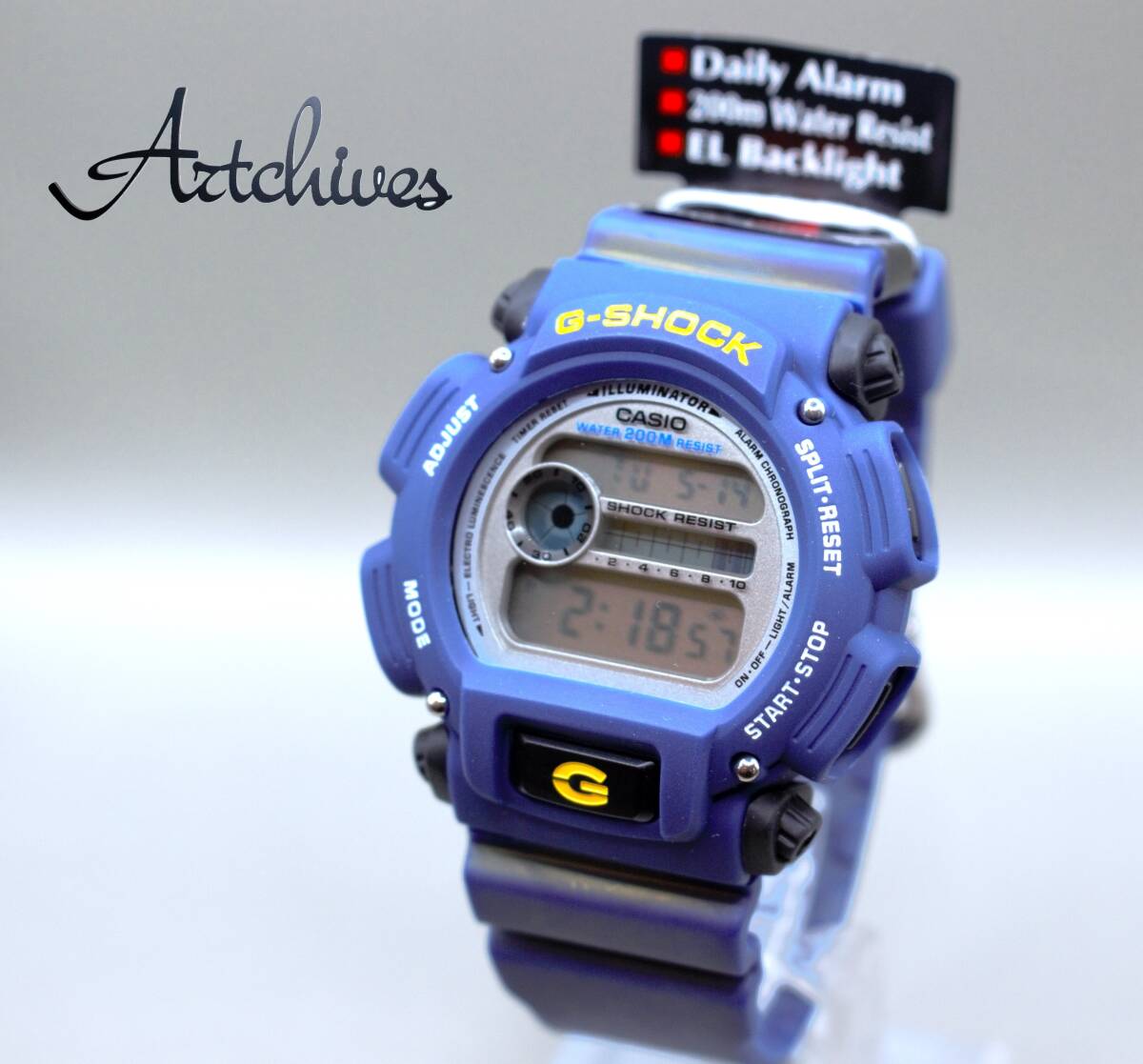 ☆時計☆1円～☆CASIO (カシオ)☆DW-9052☆G-SHOCK デジタル文字盤 メンズ クォーツ 腕時計☆稼動品☆『VRW-173』_画像3