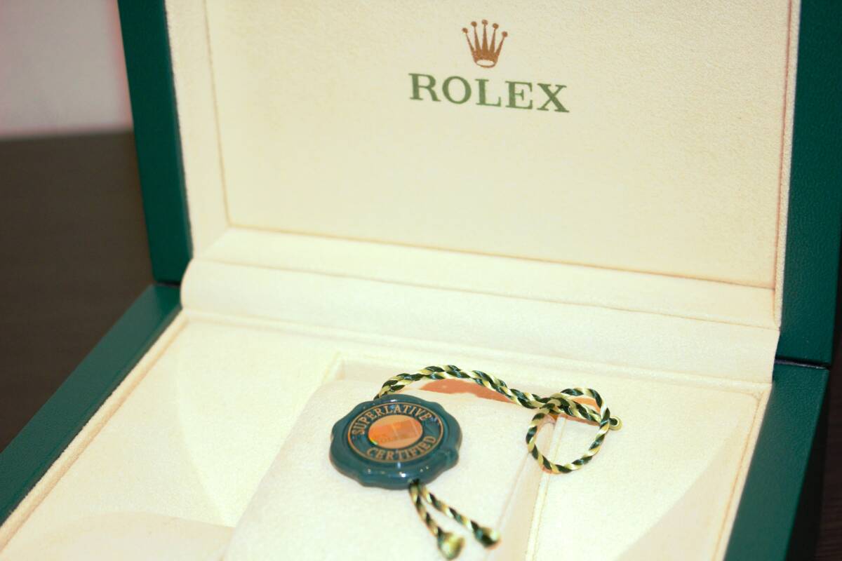 *BOX*1 jpy ~*ROLEX Rolex [ original present goods ]* inside box outer box green BOX*DATEJUST booklet attaching [VRB-89]