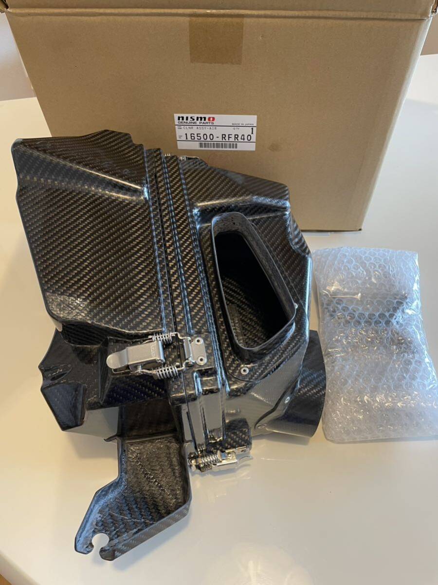 BNR34 R34 GT-Rニスモ ドライカーボン エアクリーナーボックス Nismo Dry Carbon Air cleaner box GTR 16500-RFR40_画像3