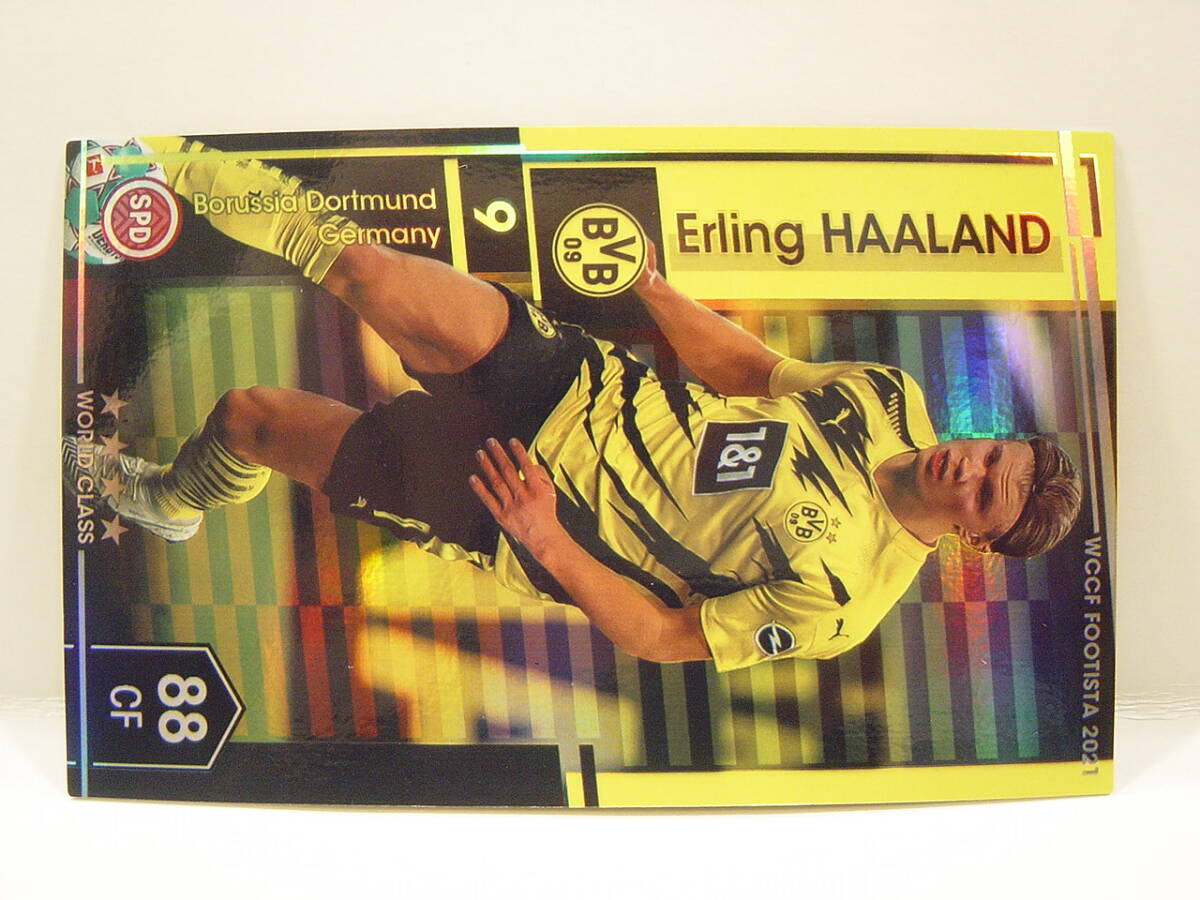 ■ WCCF FOOTISTA 2021 アーリング・ハーランド　Erling Braut Haaland 2000 Norway　Borussia Dortmund 20-21 World Class Panini_画像2