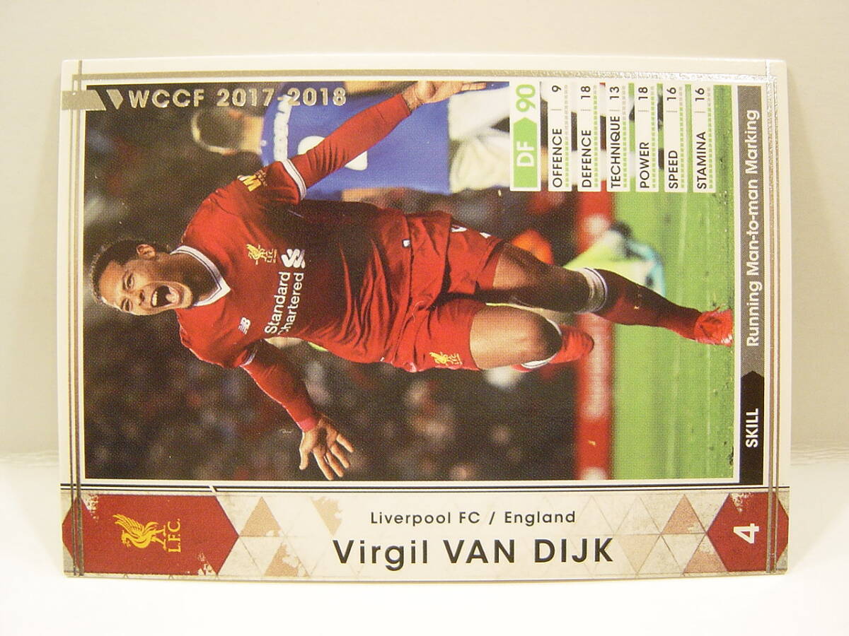 ■ WCCF 2017-2018 EXTRA 白 ファン・ダイク　Virgil van Dijk 1991 Dutch Holland　Liverpool FC 17-18 Extra Card_画像2