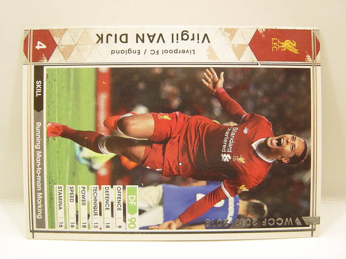 ■ WCCF 2017-2018 EXTRA 白 ファン・ダイク　Virgil van Dijk 1991 Dutch Holland　Liverpool FC 17-18 Extra Card_画像3