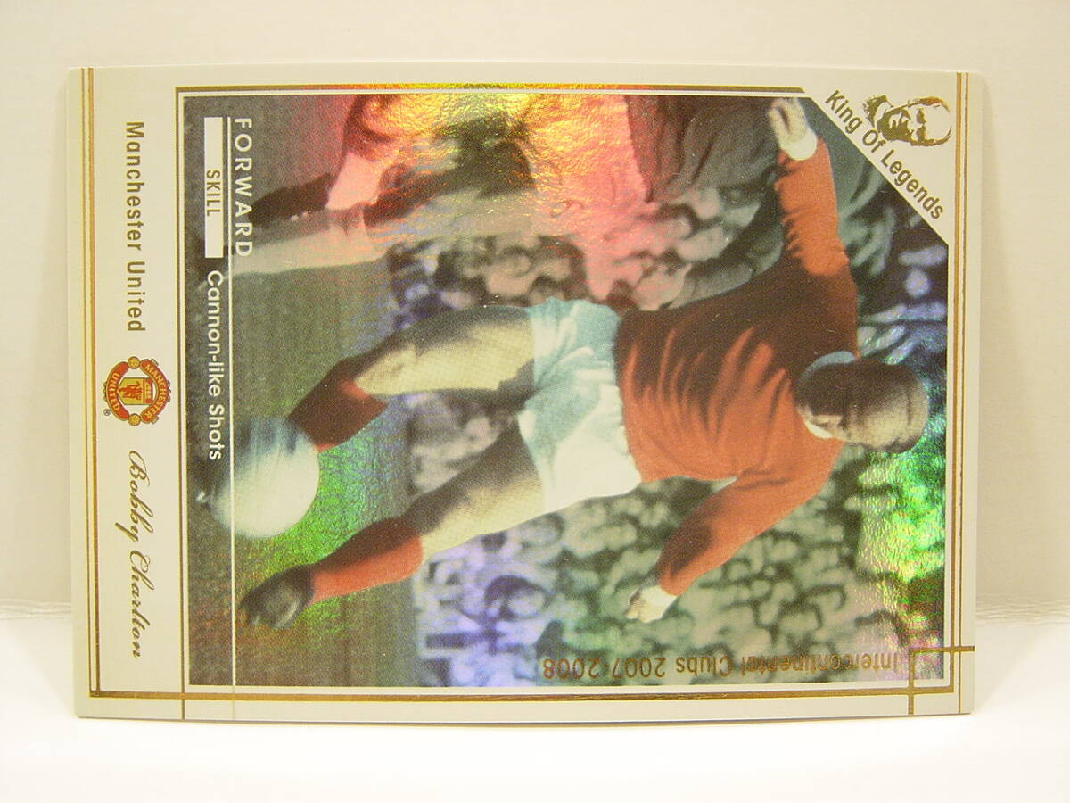 Panini WCCF 2007-2008 KOLE ボビー・チャールトン　Sir Bobby Charlton 1937 England　King Of Legends 1966 Ballon d'Or_画像3