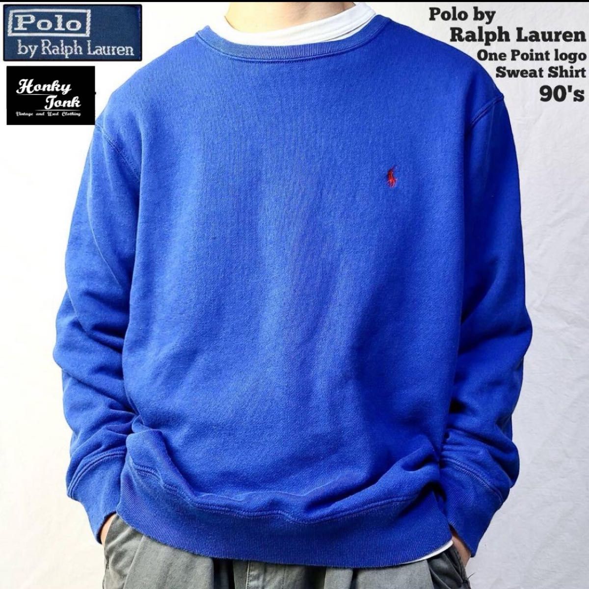 90s Ralph Lauren ラルフローレン スウェット ワンポイントロゴ