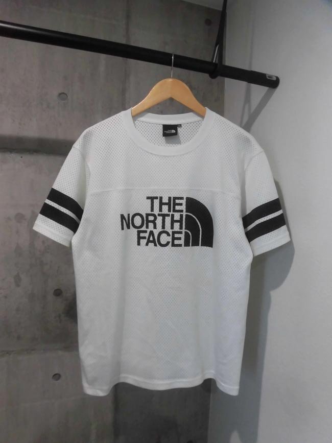 THE NORTH FACE ザ ノースフェイス/LOGO MESH TEE/ロゴプリント メッシュTシャツ XL/ホワイト/NT31701Mの画像2