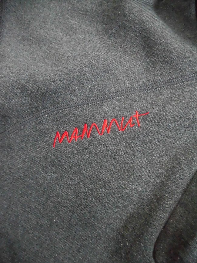 MAMMUT マムート 1040-00990 Men's Go-Far Hoody ハーフジップ パーカー L/POLARTEC ThermalPro プルオーバー フーディ/グレー/メンズ_画像6