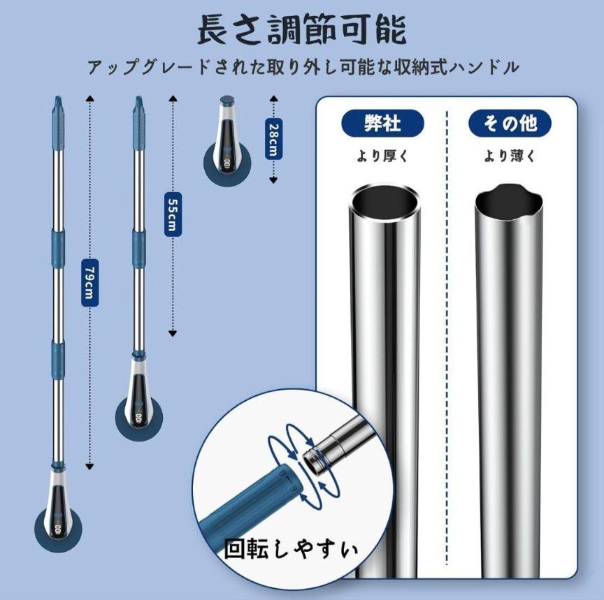 掃除楽々　バスポリッシャー 9種類多機能 電動お掃除ブラシ 充電式 コードレス 