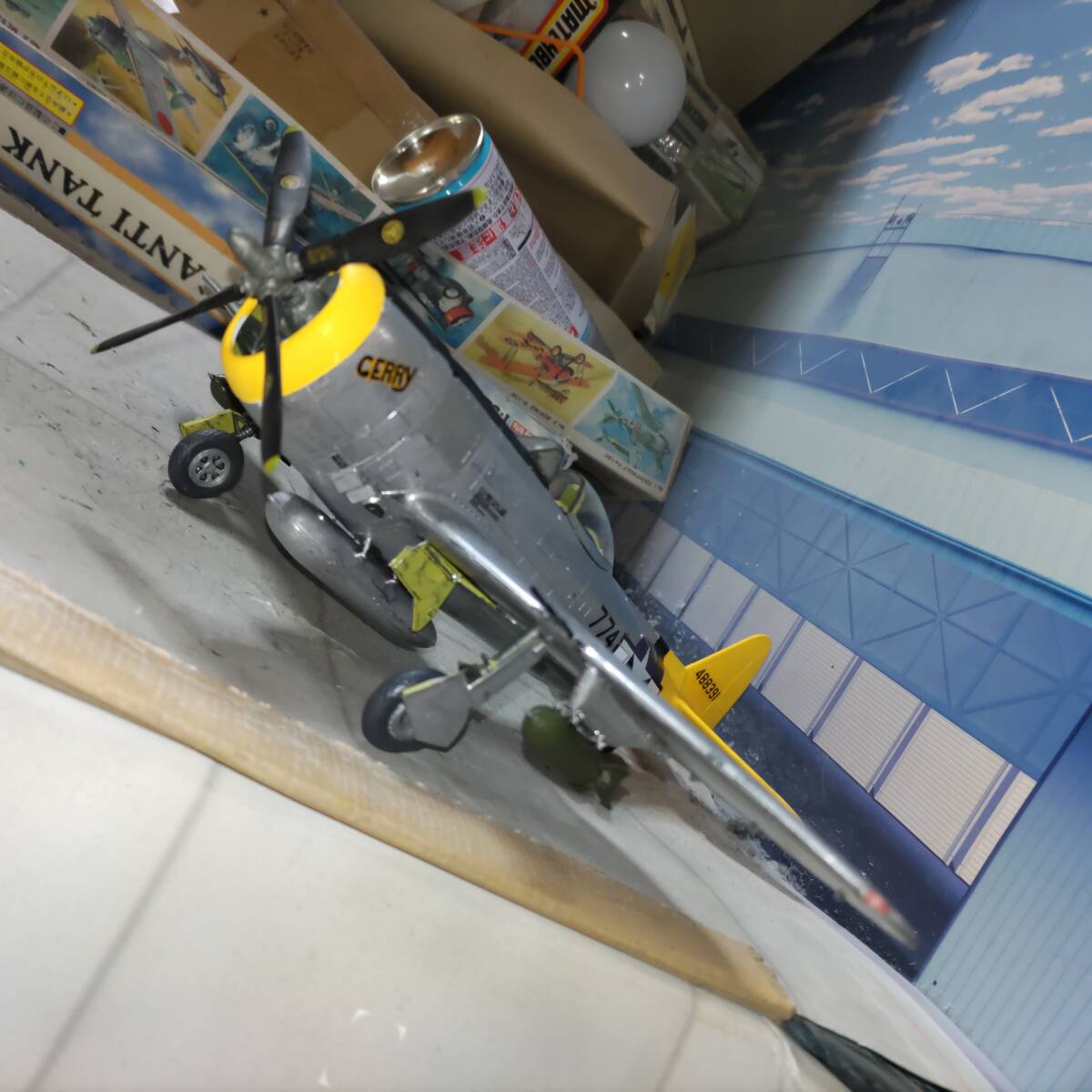  1/48 アメリカ陸軍 P-47完成品の画像6