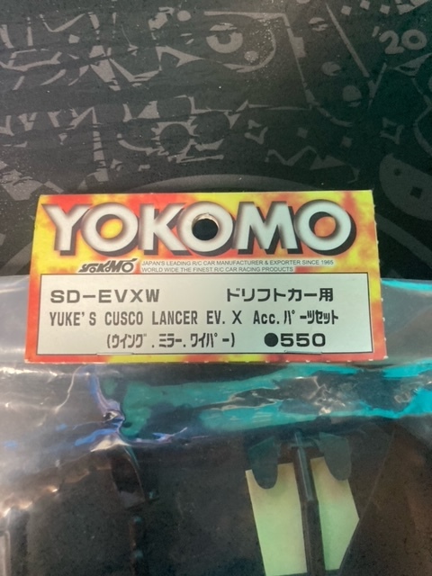 ヨコモ YOKOMO SD-EVXW YUKES CUSCO ランサー エボリューションX アクセサリーパーツセット 新品 未開封の画像2