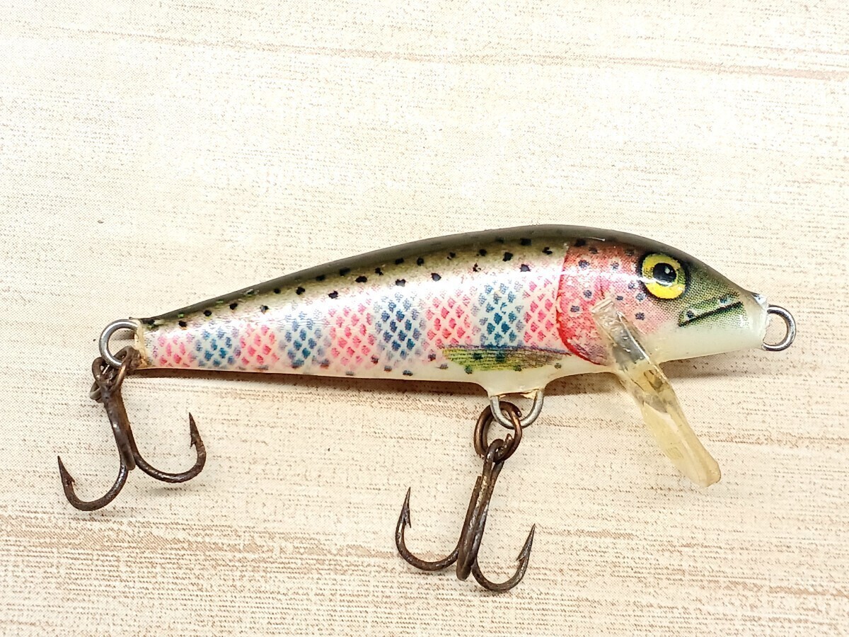 ラパラ カウントダウンCD-5 4.5g RAPALA シーバスフィッシング バス釣り ライトソルト エリアトラウト シンキング ウッドプラグ 中古ルアーの画像1