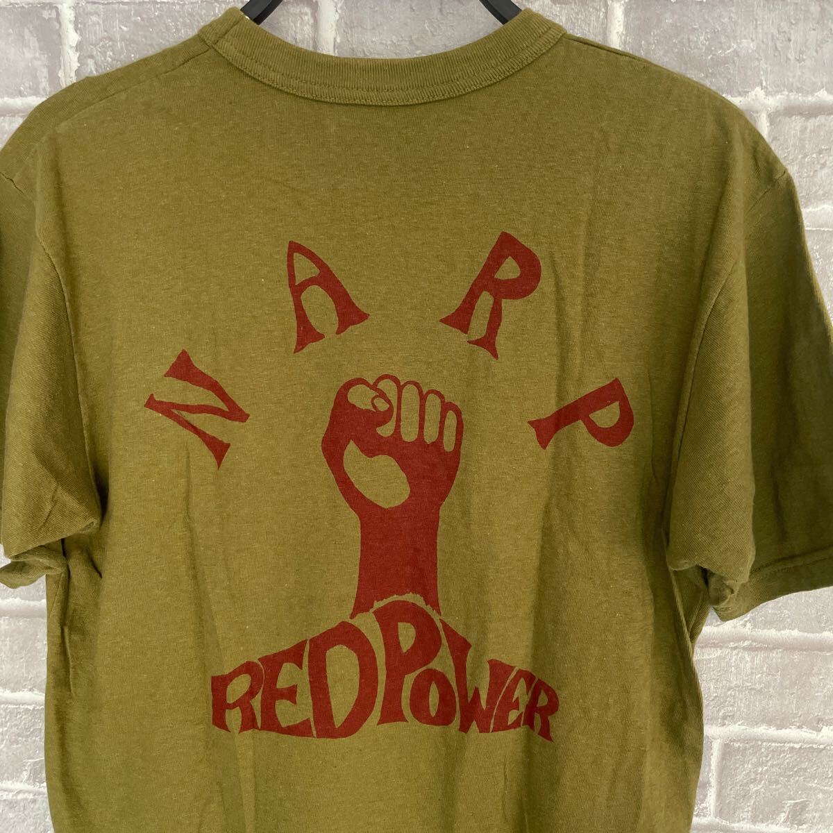 14ss FREEWHEELERS フリーホイーラーズ RED POWER MOVEMENT Tシャツ M の画像8