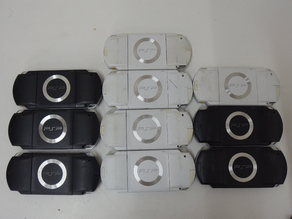 8#/Zk4117 SONY PlayStation portable PSP-1000 power supply 0/ liquid crystal 0/ battery attaching 10 pcs. set Junk 
