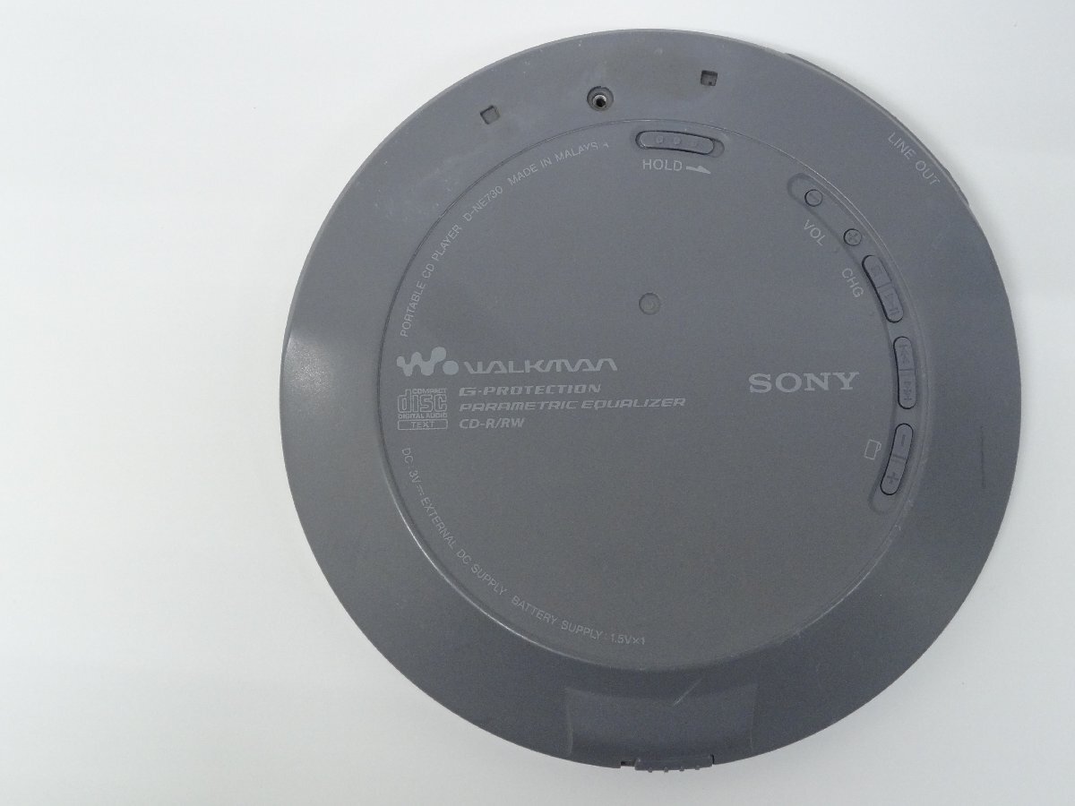 ユ■/Zこ7859　ソニー SONY CD ウォークマン CD WALKMAN D-NE730 2008年製 MP3 中古 再生OK 訳ありジャンク 保証無_画像9