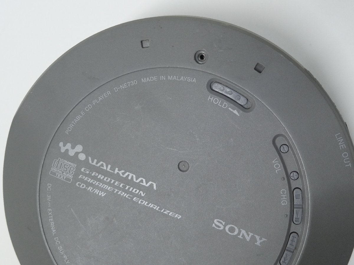 ユ■/Zこ7862　ソニー SONY CD ウォークマン CD WALKMAN D-NE730 2006年製 MP3 中古 再生OK 保証無_画像8
