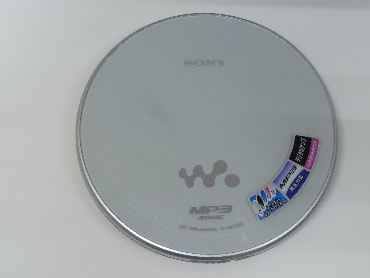 ユ■/Zこ7862　ソニー SONY CD ウォークマン CD WALKMAN D-NE730 2006年製 MP3 中古 再生OK 保証無_画像2