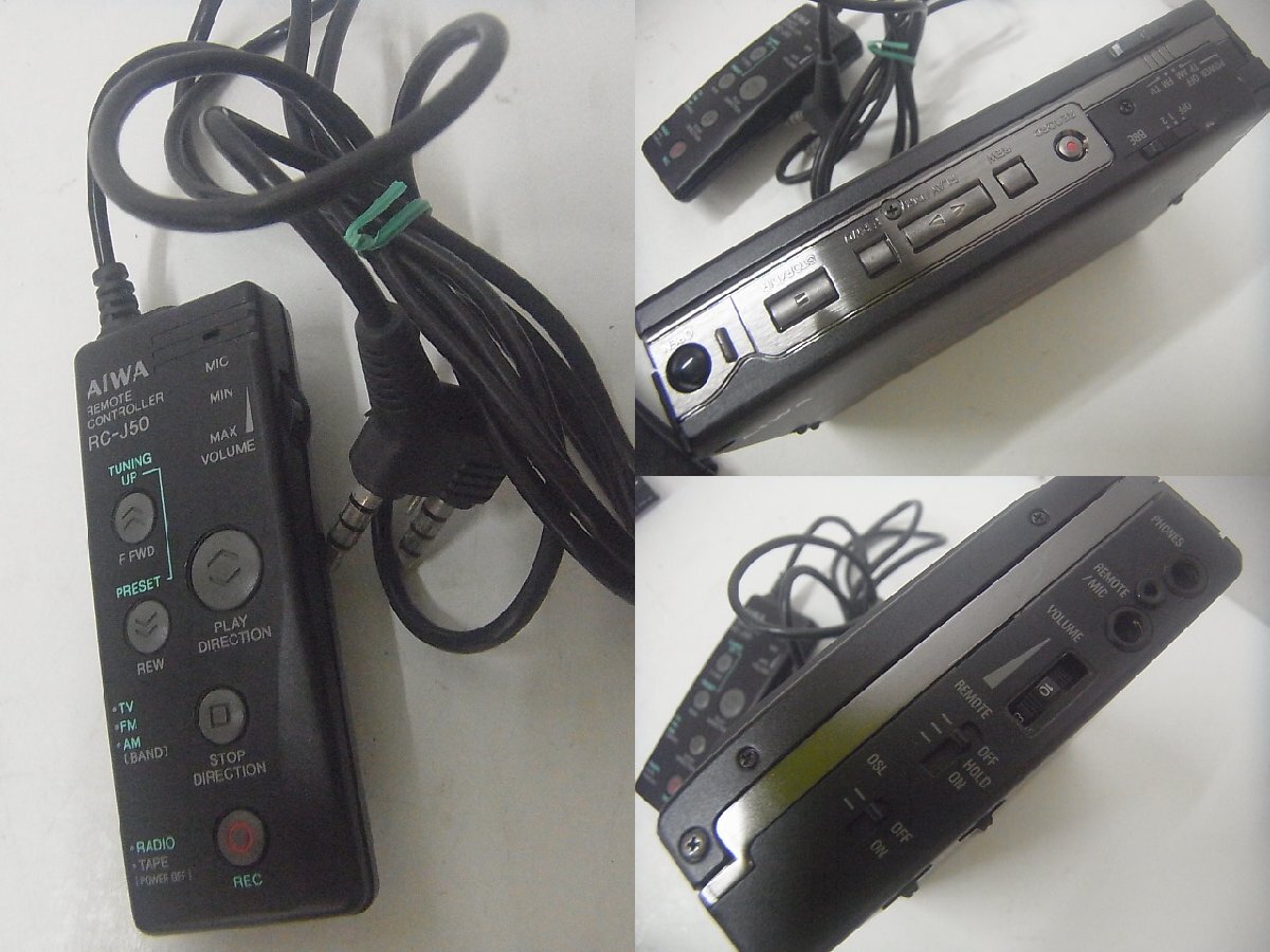 re#/Zk4159 Aiwa AIWA radio cassette player HS-JX50 electrification 0 operation not yet verification Junk guarantee less 