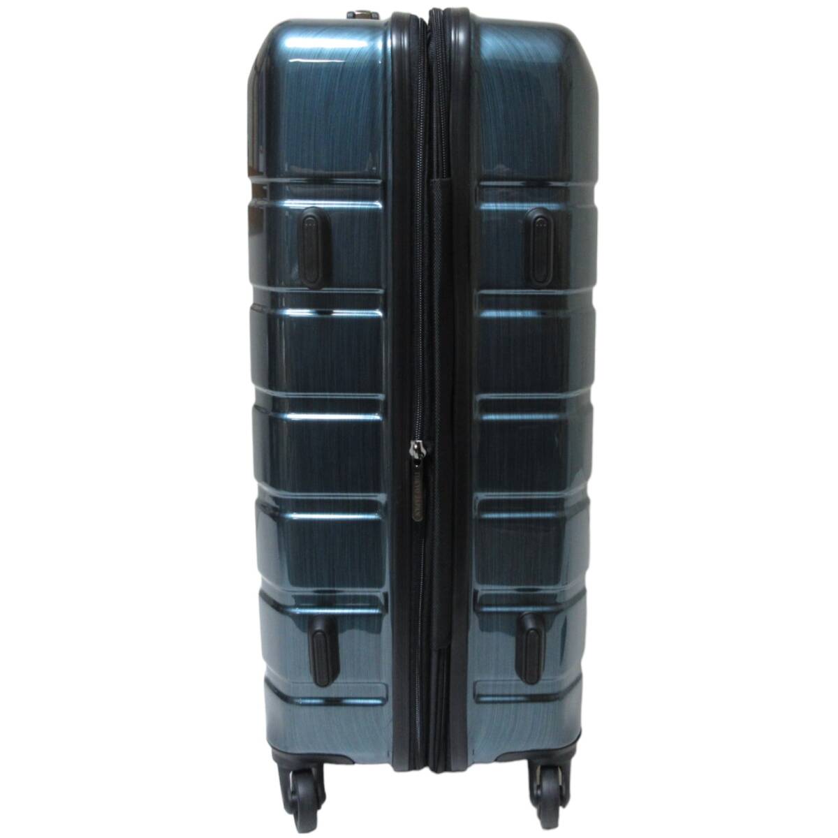 [ translation have ][ unused ] suitcase 61L emerald medium sized * double fastener enhancing function TSA lock Carry case carry bag *J090