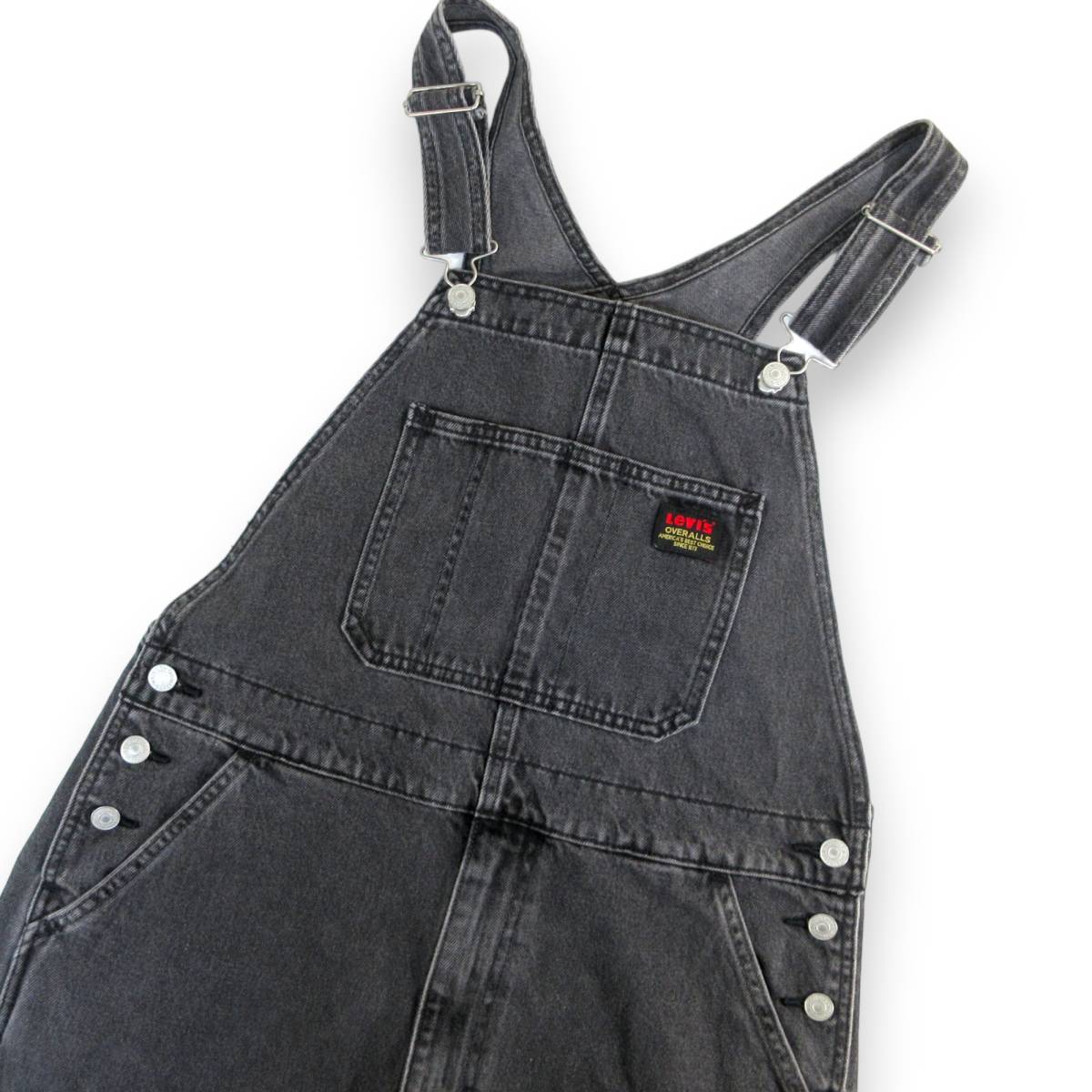  new goods *LEVI\'S*OVERALL relax strut overall M heavy metal Heart * Levi's overall *J1775b